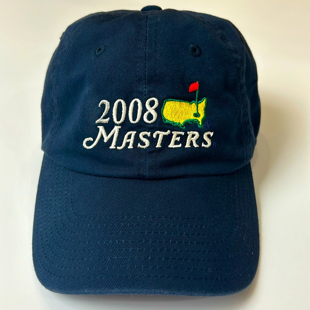 2008 Masters American Needle - Embroidered Navy Golf Hat